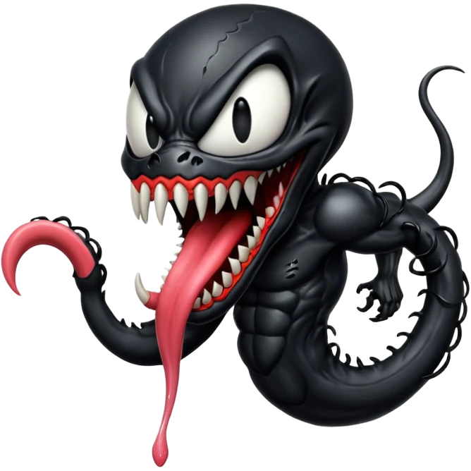 Venom (full body) emoji
