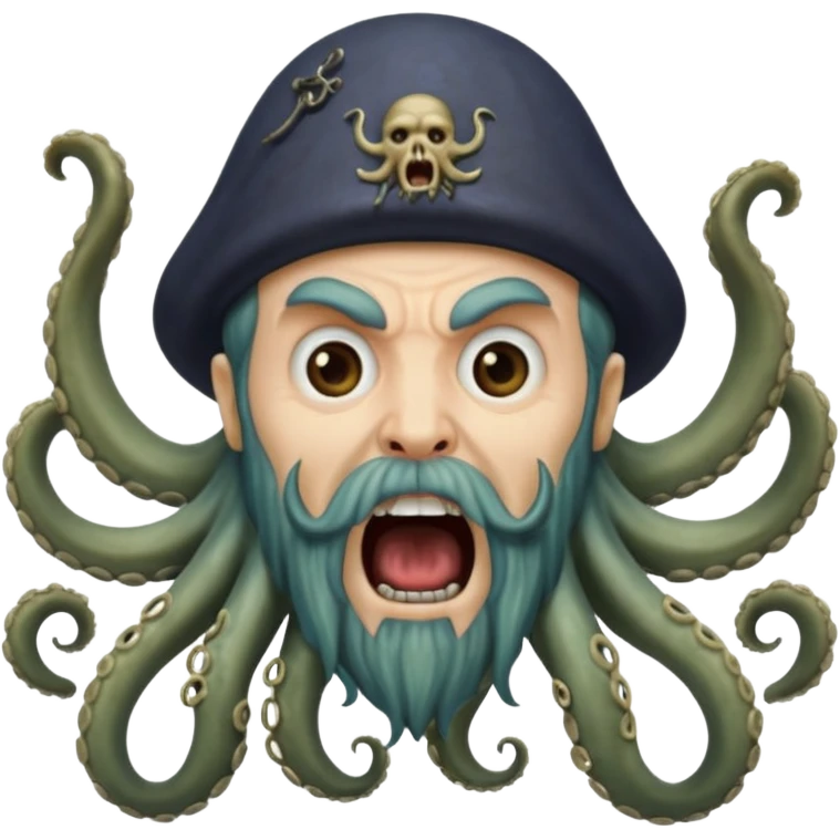davy jones screaming emoji