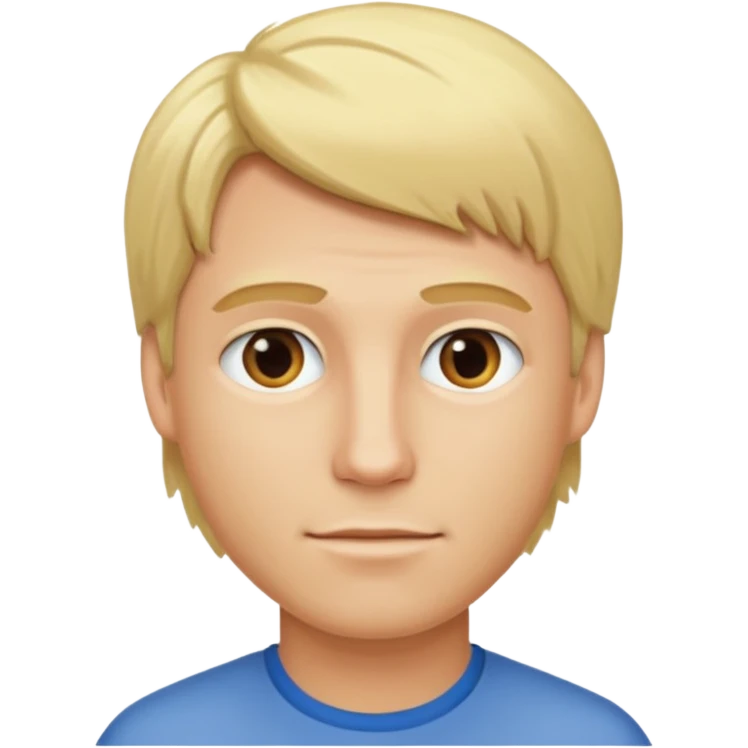 CARA DE UN HOMBRE RUBIO emoji