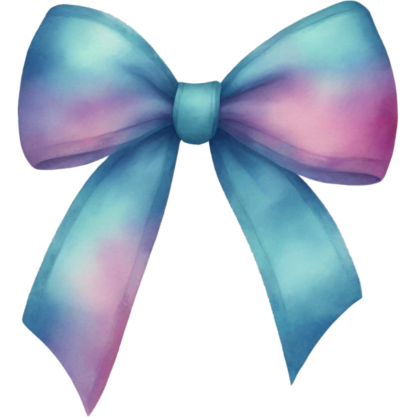 Watercolor Bow emoji