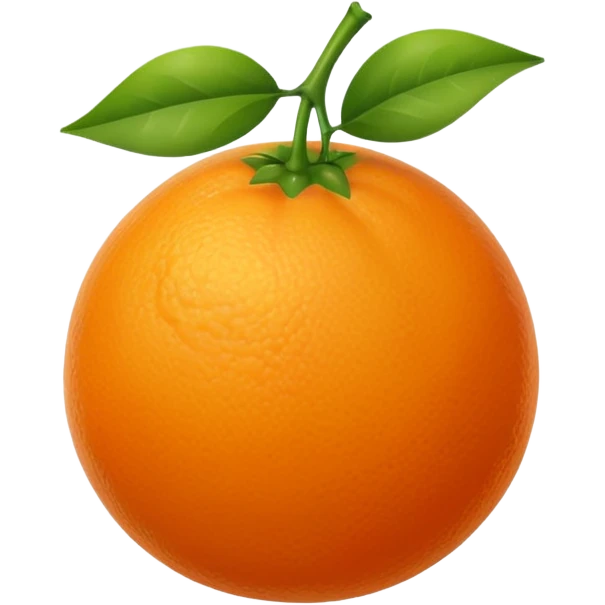 Orange fruitwith a Stem  emoji