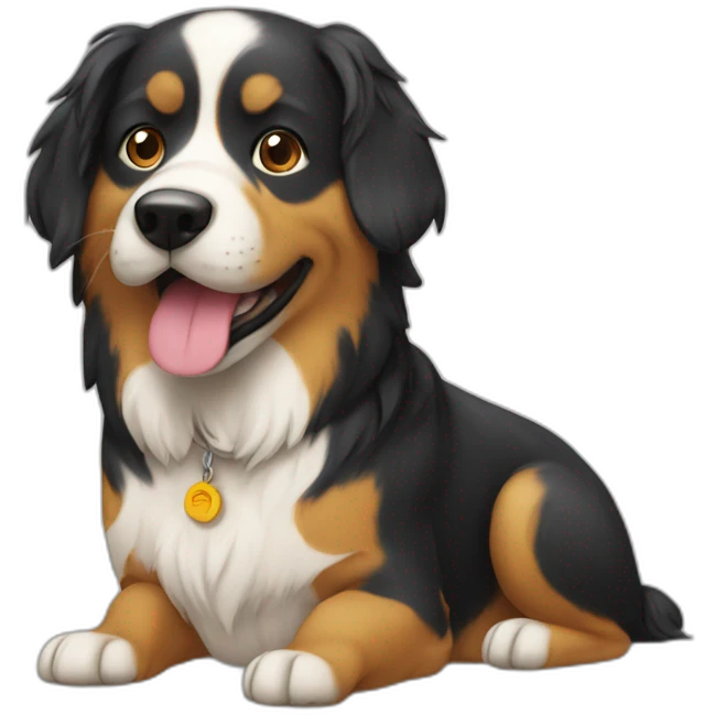 chat sur chien emoji