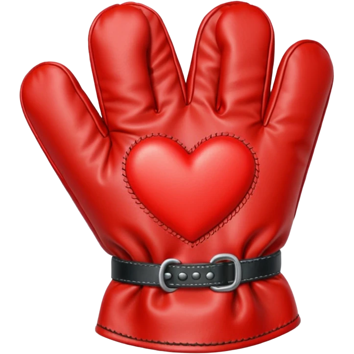 Love glove emoji