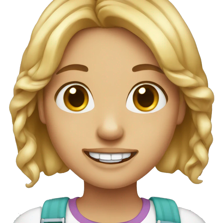 girl with braces emoji