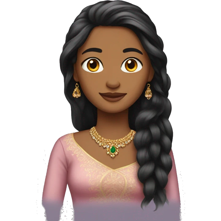 bangladesh princess long hair emoji