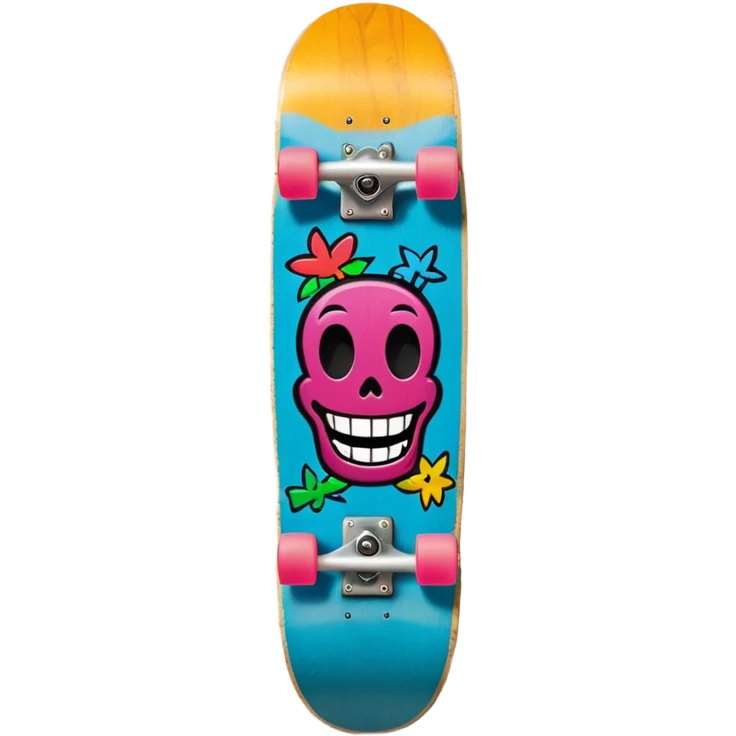 Skateboard deck emoji