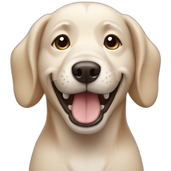 dog happy emoji