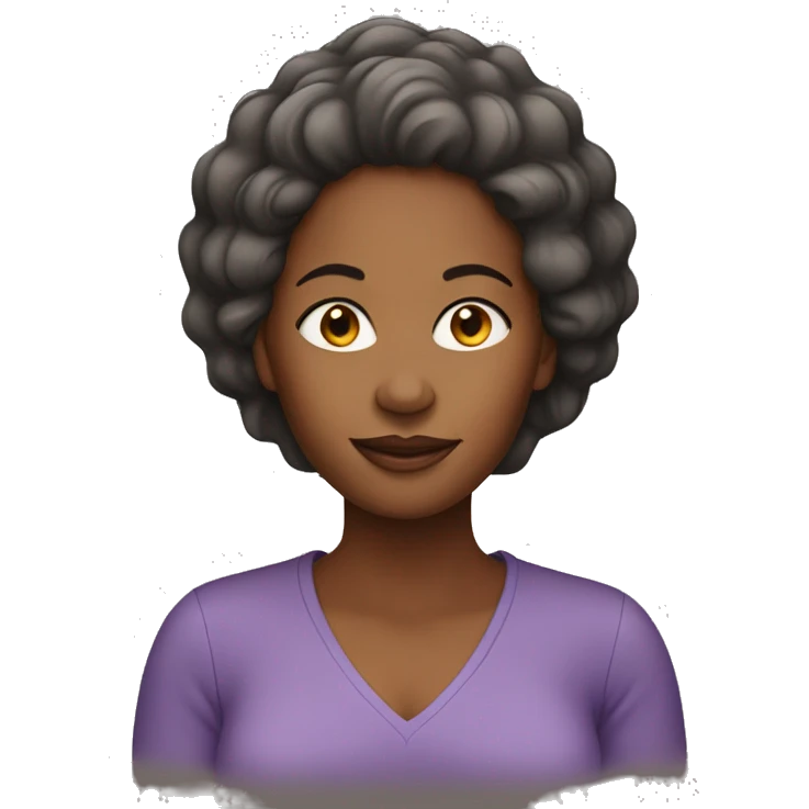 African American Woman in Her 40s emoji