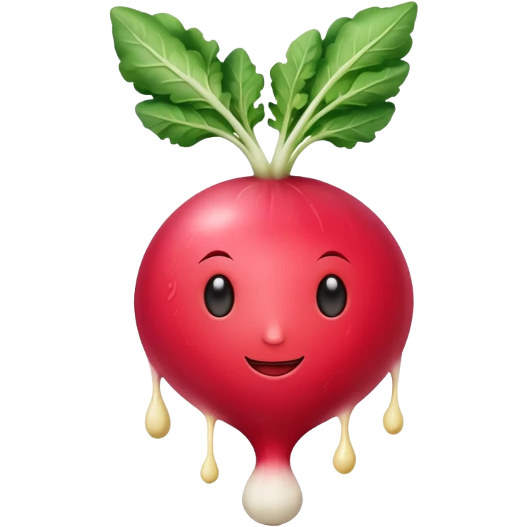 Radish with butter  emoji