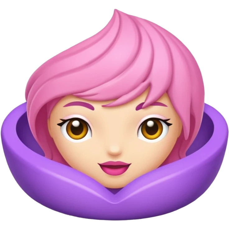 Pembe lavanta 1 dal emoji