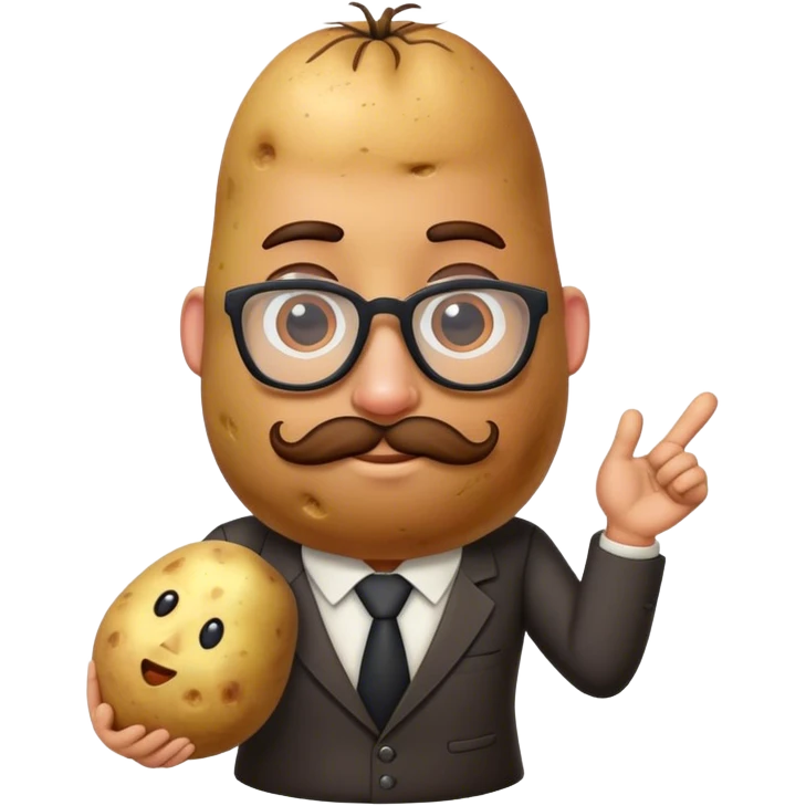 cool teacher potato emoji