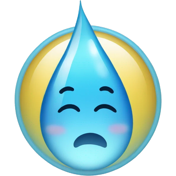 thank you with a water drople emoji