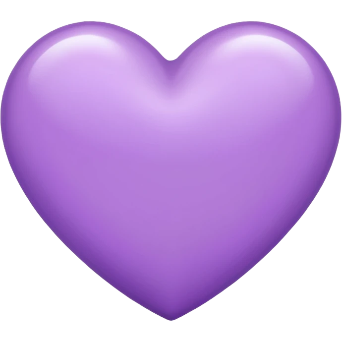 Lilac heart emoji