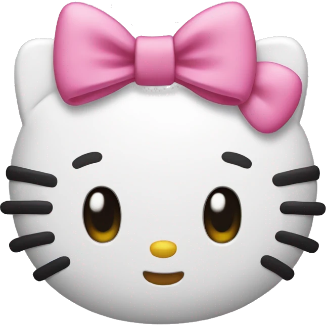 hello kitty bow emoji