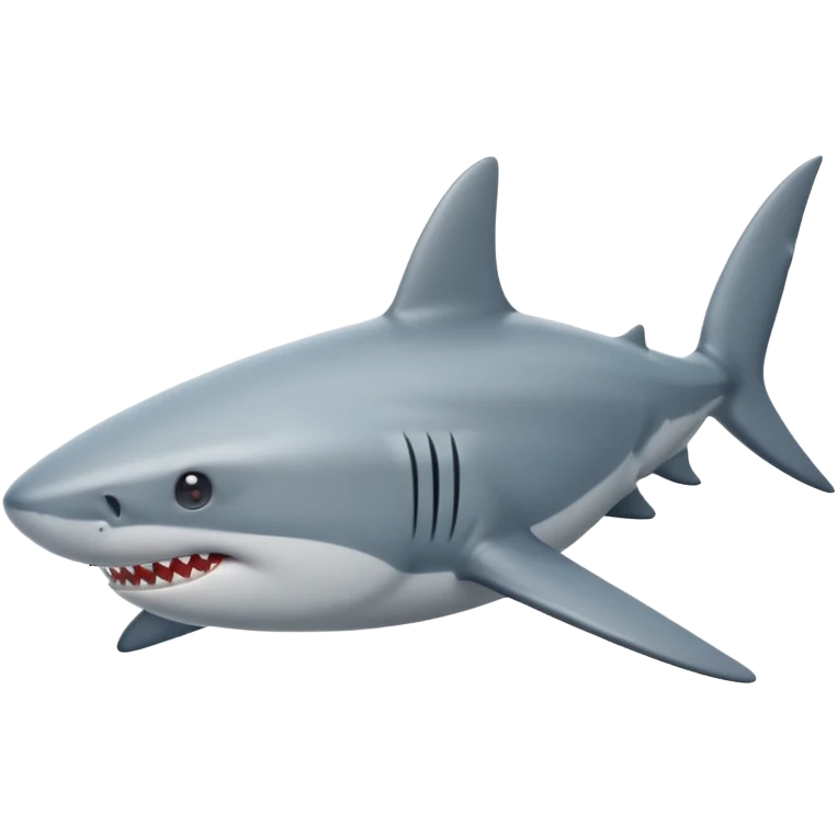 shark, front view emoji
