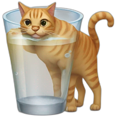 thirsty cat emoji