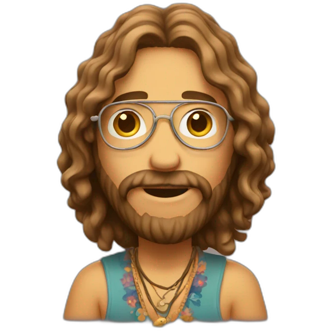 hippie emoji