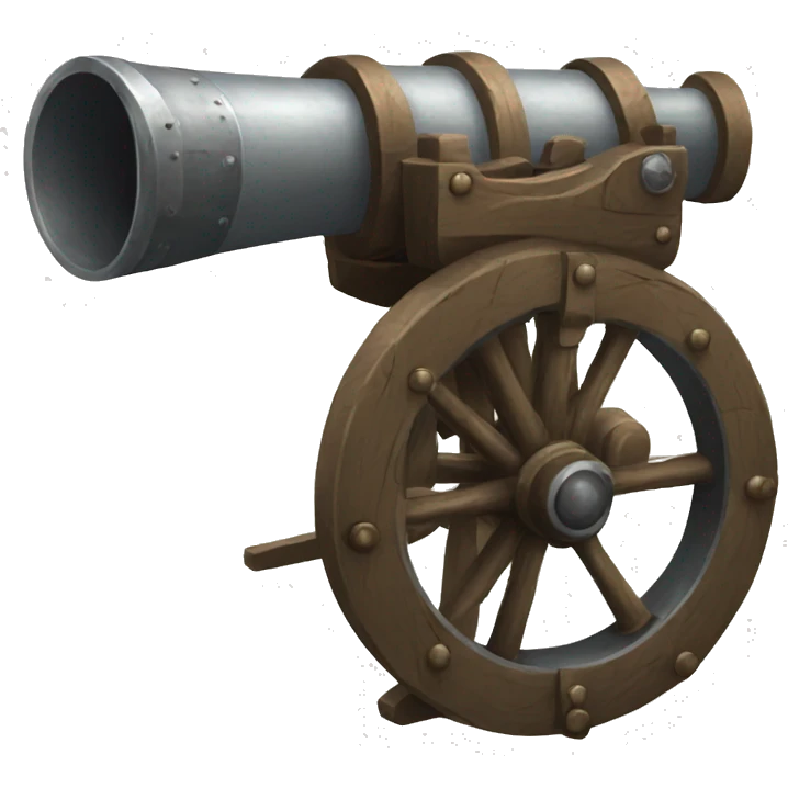 medieval weapon canon emoji