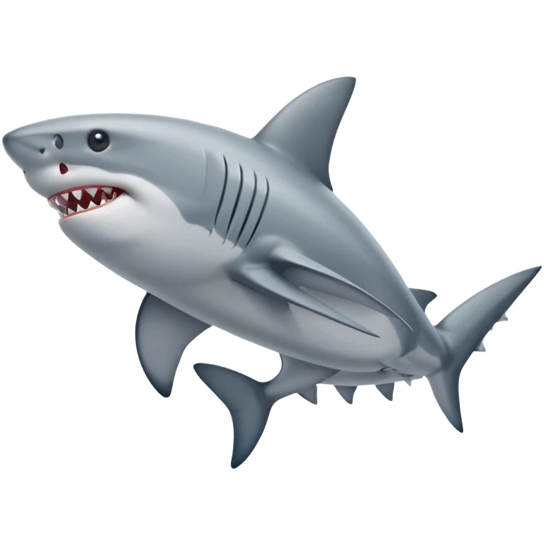A shark with a Nike shoes emoji