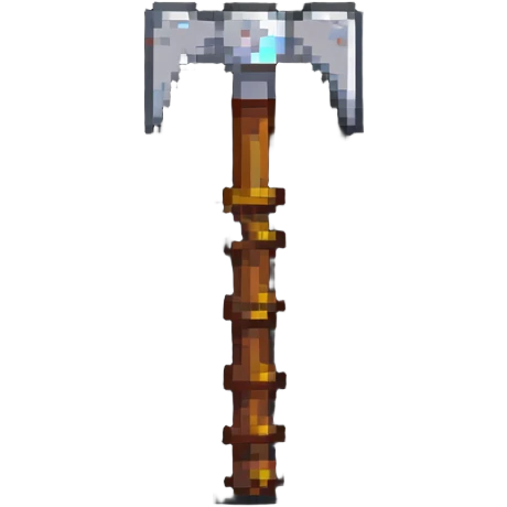 wooden pickaxe from Minecraft emoji