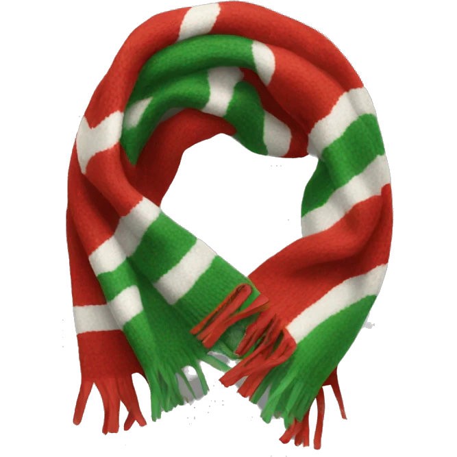 Christmas scarf emoji