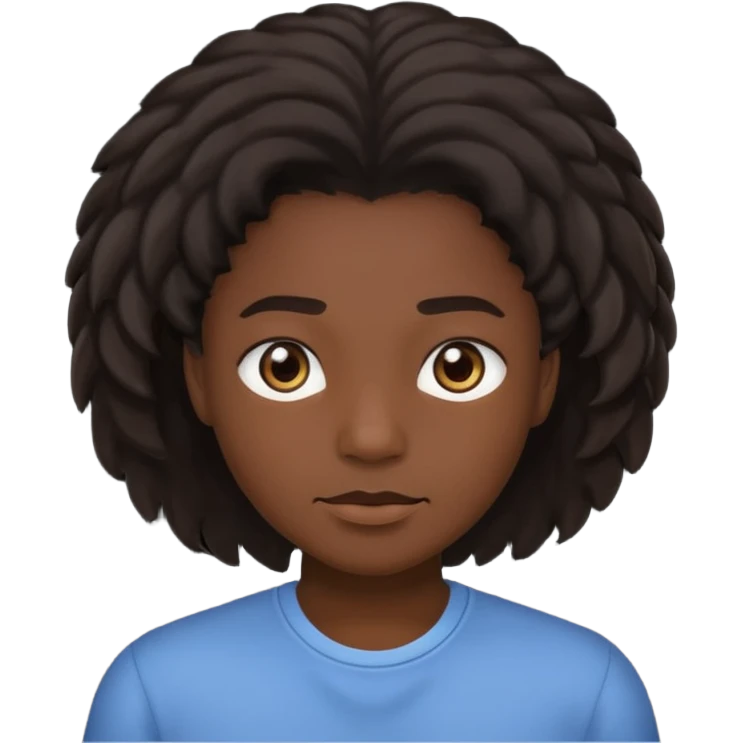 With a 4c hair emoji