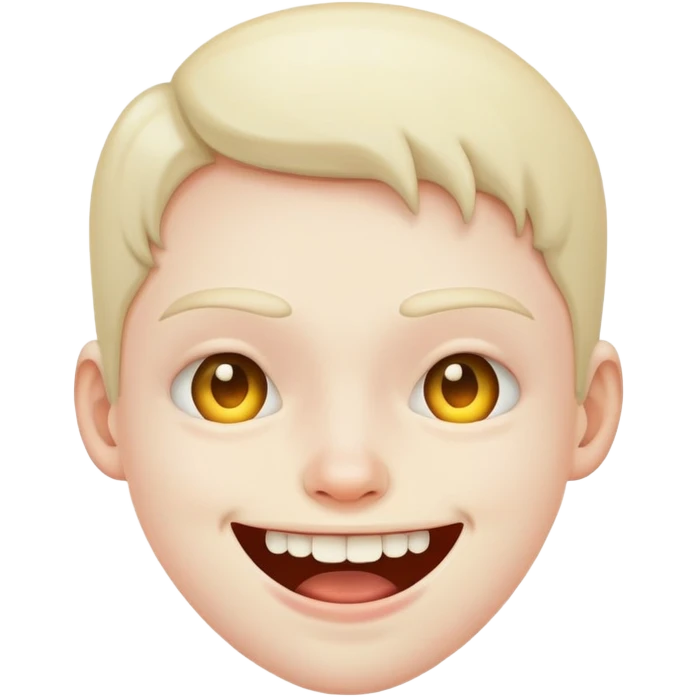 Disgusting smile emoji