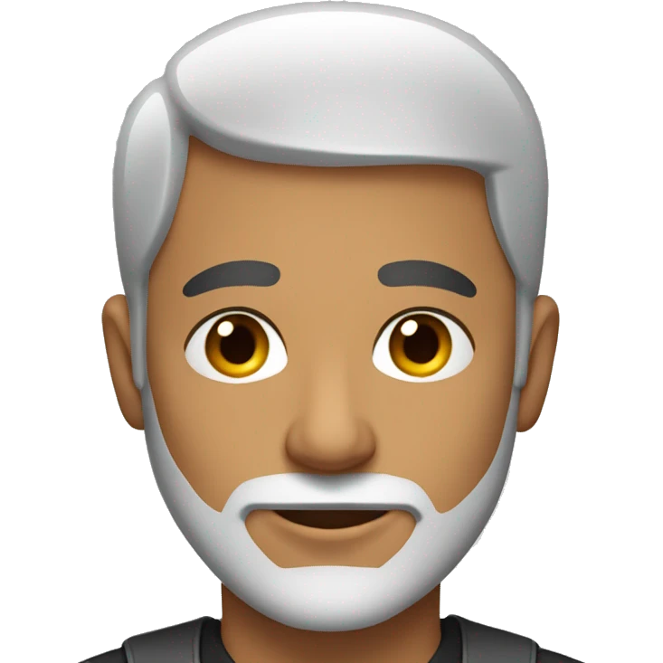 middle eastern man with light beard and short hair emoji