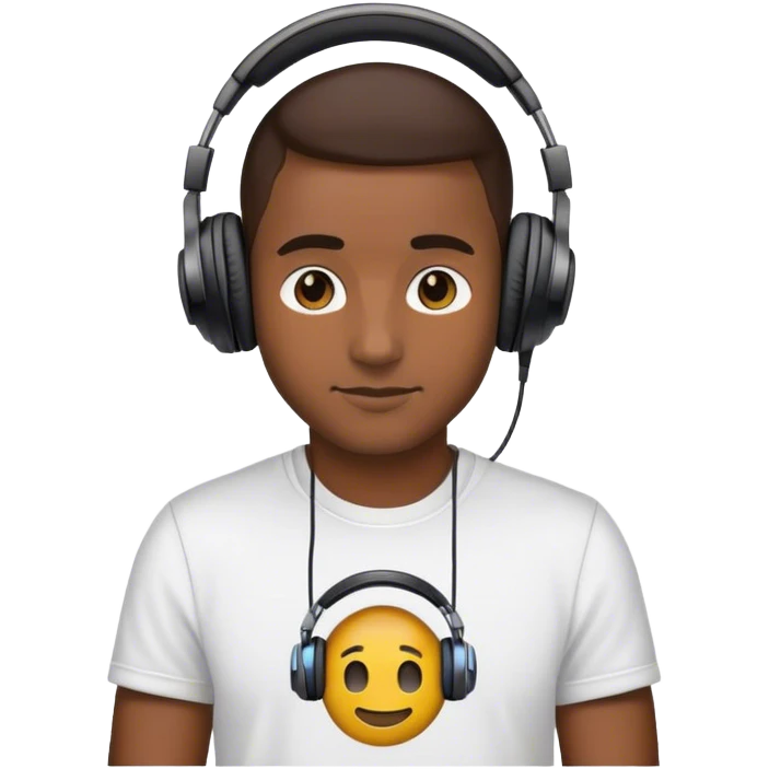 DJ emoji with headphones emoji