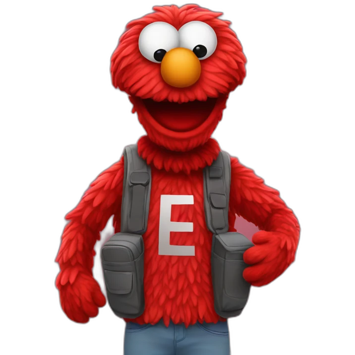 elmo vlogger emoji