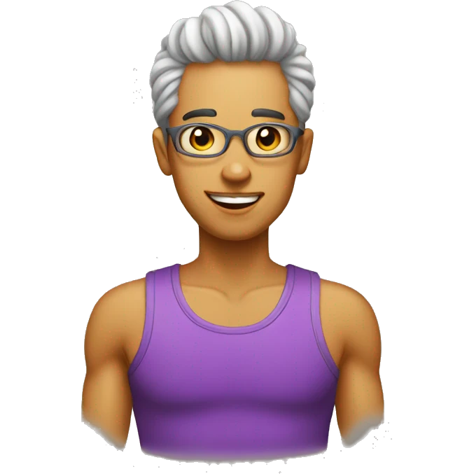 Cadi B in tanktop emoji