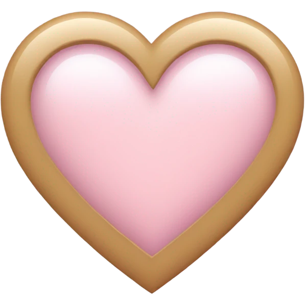 Light pink heart  emoji