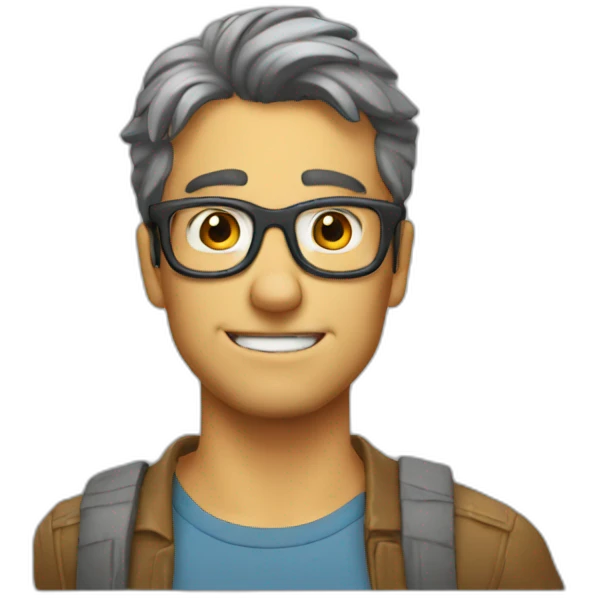 dusty nerd emoji