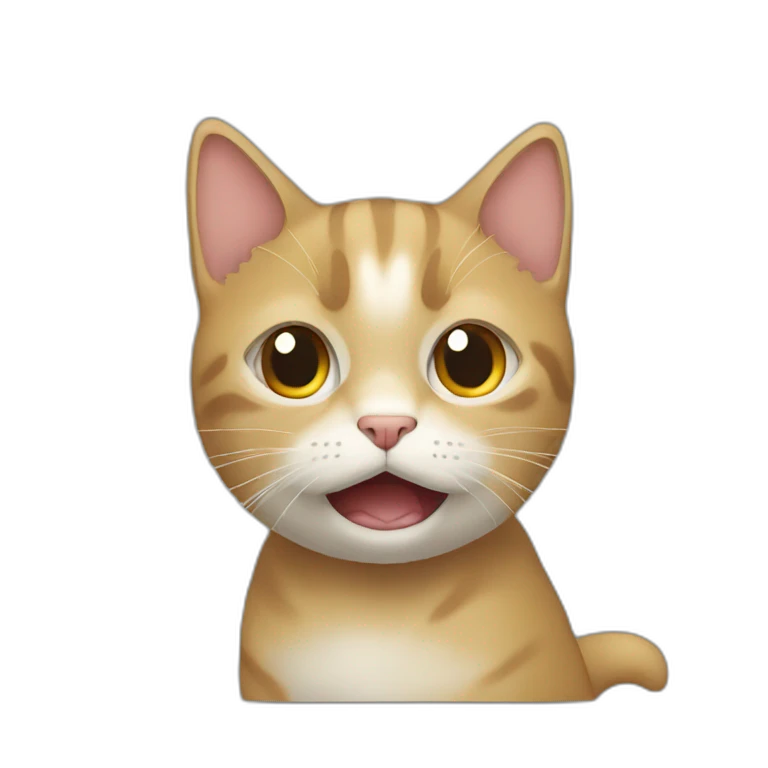 Un chat qui pleure emoji