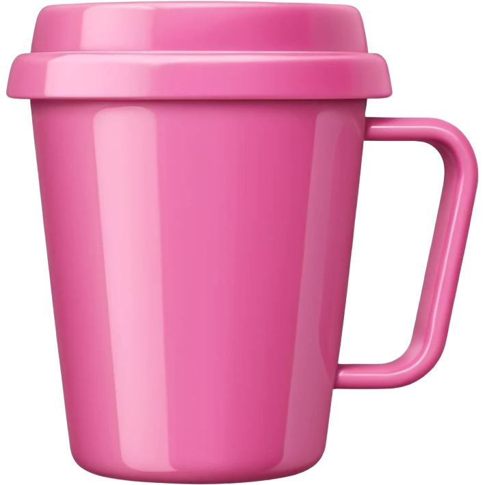 Barbie pink coffee cup emoji