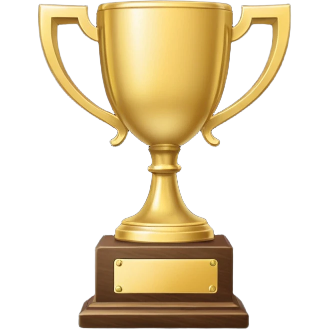 2ndd runner up trophy for a winter holiday themed contest emoji