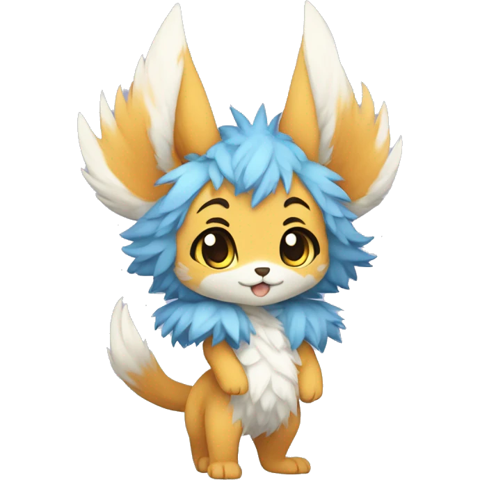 Anthro Chibi-style-Fur-Sona-Fakémon Full Body emoji