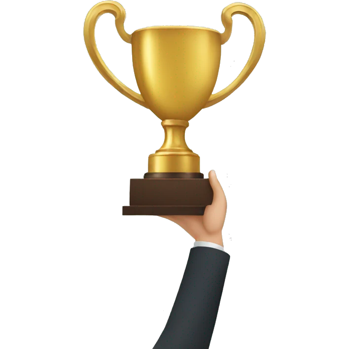 person lifting a trophy emoji
