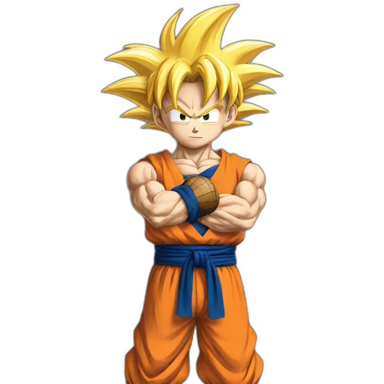goku holding nuts emoji