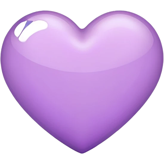 Light purple heart emoji
