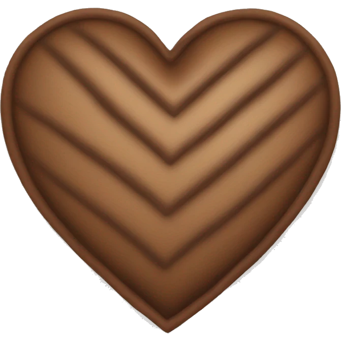 Brown heart  emoji