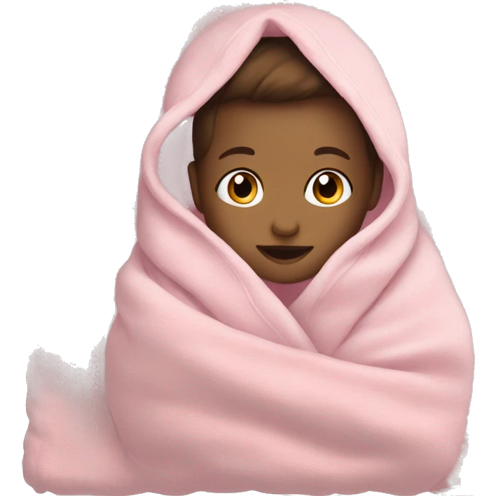 Baby pink blanket emoji