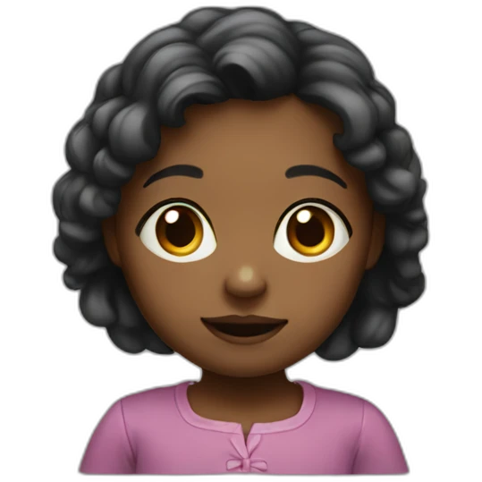 little orphan girl emoji