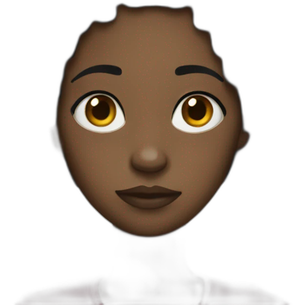 Depression black girl  emoji