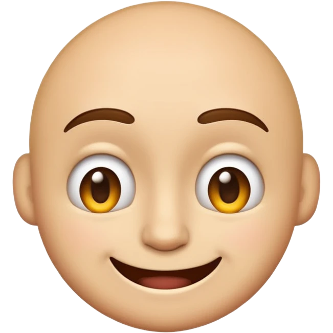 simple emoji face with the vibe of 'yikemike', featuring a mischievous smile and raised eyebrow emoji
