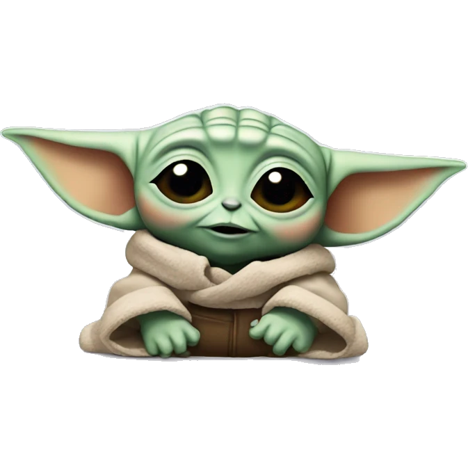 baby yoda’s dreaming emoji