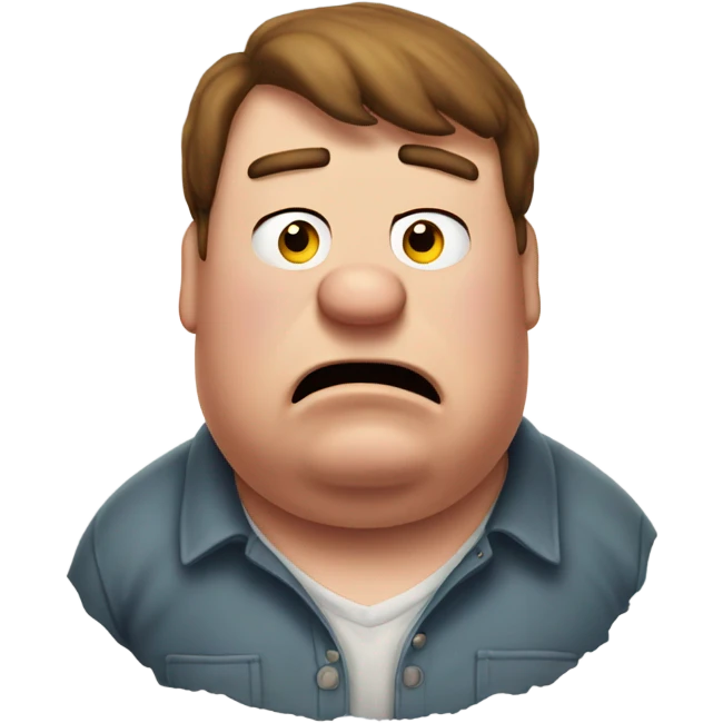 Peter griffin crying emoji
