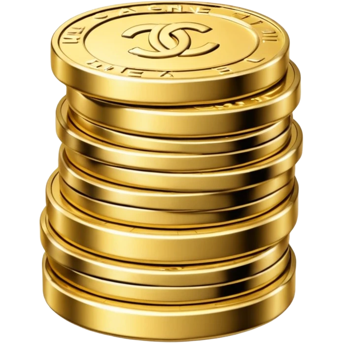 chanel coins stack emoji