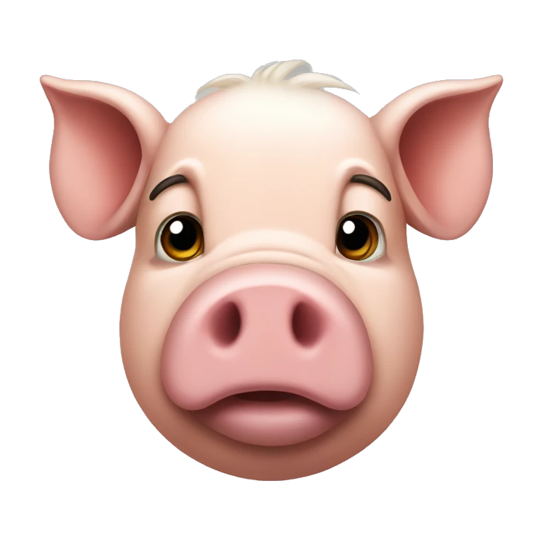 Buff pig emoji