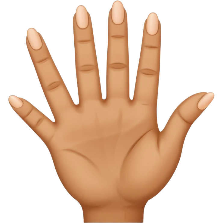 3 fingers sticking up thumb, pointer and middle fingers the rest are down just the hand counting to 3 emoji
